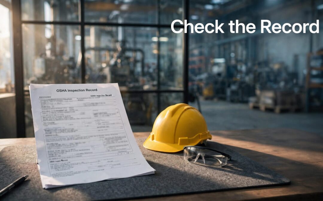 OSHA inspection records