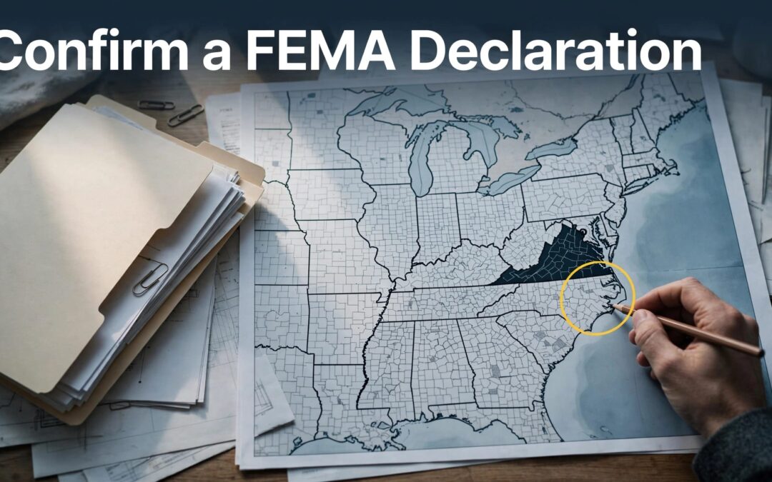 FEMA disaster declaration